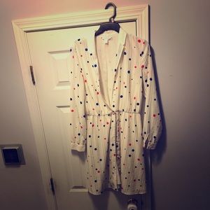 From Zooey to tommy Zooey  polka dot dress